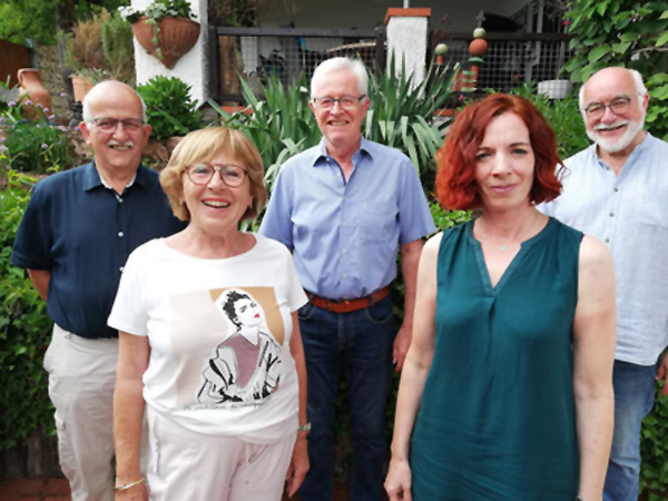 vorstand-a Ab links: Artur Burg, Elke Sanders, Walter Eichler, Ulrike Köhler, Paul Punstein